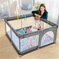 E9928  Novashion Baby Playpen, Grey