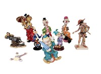 Mixed Clown Lot of Figurine (9)