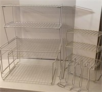 Wire Stackable Cabinet Shelves