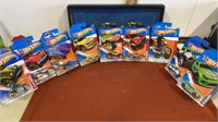 9 New Miscellaneous lot of  Hot wheels on card