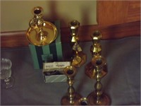 Misc. Brass Candle Holders