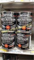 Polyurethane Fast Drying by Minwax  lot of 7 Qt