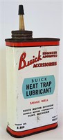 Rare Automotive Tin Buick Heat Trap Lubricant Full