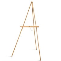 Falling in Art 65" A-Frame Tripod Easel Stand, Woo