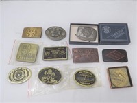 (11) Collectible Belt Buckles and Medal – S&W