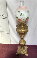 Extraordinary Antique Hurricane Lamp