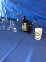 A number of bottles including a nabob sealer