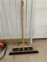 2 floor brooms 1-3' & 1-2'