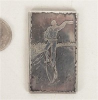 Sterling Silver Penny Farthing Case