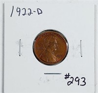 1922-D  Lincoln Cent   F
