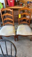 Ladder Back Chairs (2)