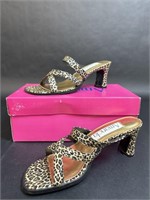 Amanda Cheetah Print Strappy Sandals