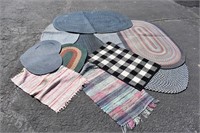 Assortment of Throw Rugs