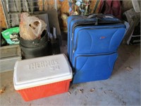 Lot (3) Suitcases & Cooler