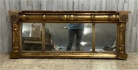 Gilt Wood Over Mantle Mirror