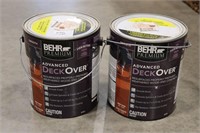 2 BEHR ADVANCED DECK OVER PAINT CANS