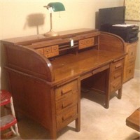 antique rolltop desk