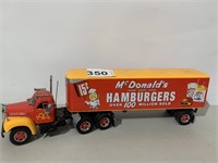 MC DONALDS HAMBURGER MOBILE SEMI TRUCK