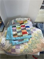 3 quilts (2 handmade )