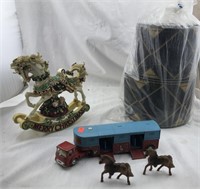 Toy Tractor, Music Box, & More