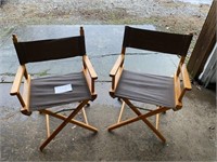 (2) DIRECTORS CHAIRS