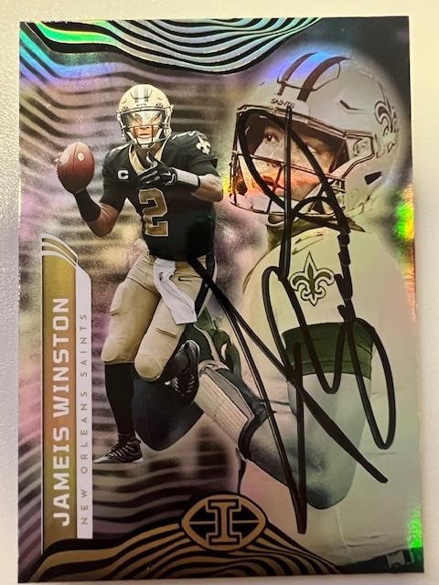 Saints Jameis Winston Signed Card with COA