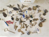 Vintage key lot.