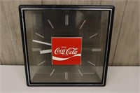 Battery Operated Coca Cola Clock