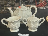 VA Museum Teapot, Sugar, And Creamer
