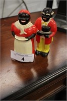 MID-CENTURY BLACK AMERICANA SALT & PEPPER SHAKERS