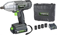 AS IS-Genesis 20V Impact Wrench Kit