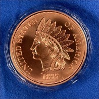 One-Pound Copper Round