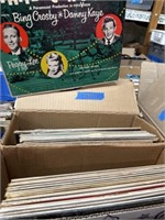 Mid-century modern mixed record album Box lot