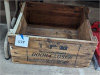 The LCN Door Closer Advertising Crate
