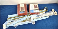 Assorted Curtain Rods & Curtains