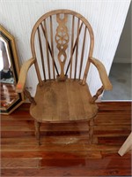 Natural Wood Armchair