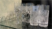 23 PIECES OF CRYSTALWARE