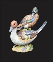 Pair of Porcelain Duck Figures