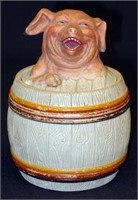 PIG TOBACCO JAR