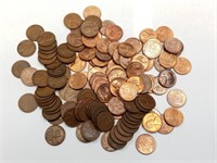 OF)  High grade and circulated wheat pennies