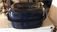 Graniteware Enamel Rectangular Roaster-large