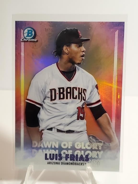 2021 Bowman Chrome Refractor Dawn of Glory Luis Fr