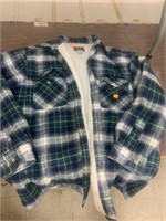 Men’s Flannel Lined Shirt sz M