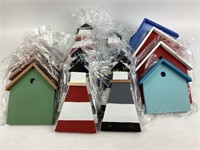 Box full of Litehouse craft key holder, Birdhouse