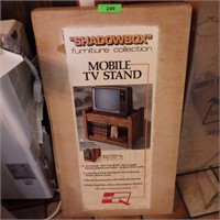 NOS SHADOWBOX FURNITURE COLL. MOBILE TV STAND