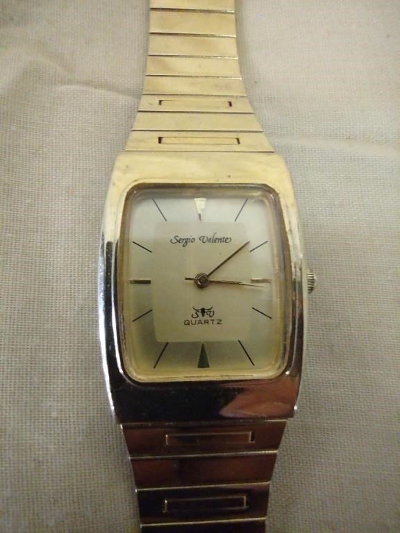 Sergio Valente Quartz Wrist Watch, Vintage
