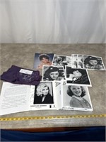 Assortment of signed film star photos and items