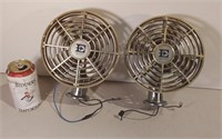 Two Electrohome Fans From Transport Truck