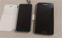 Two Untested Cell Phones Samsung & iPhone