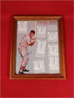 Stan Musial Autographed 8 x 10 with COA